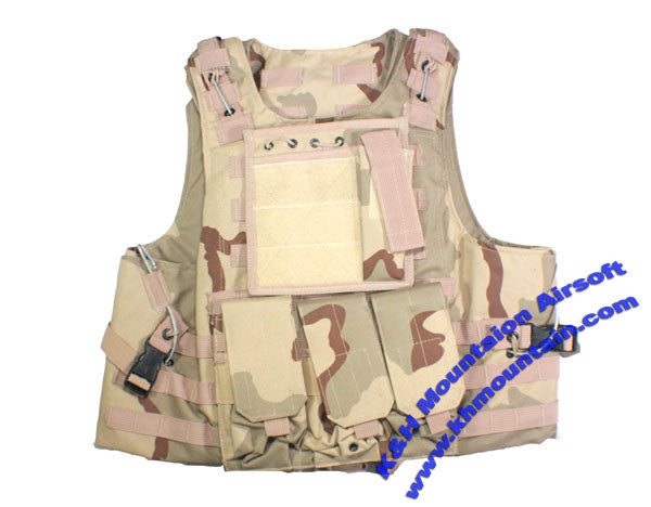 FSBE style MOLLE Assault Tactical Carrier Vest / DESERT