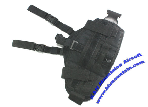 Tactical Molle Dropleg with Pistol & Mag Holster / Black