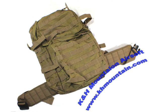 Full Molle Versatile Back Pack with water backpack space / TAN