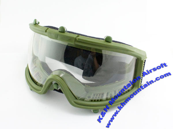 Tactical Goggle with Clear Len / Green