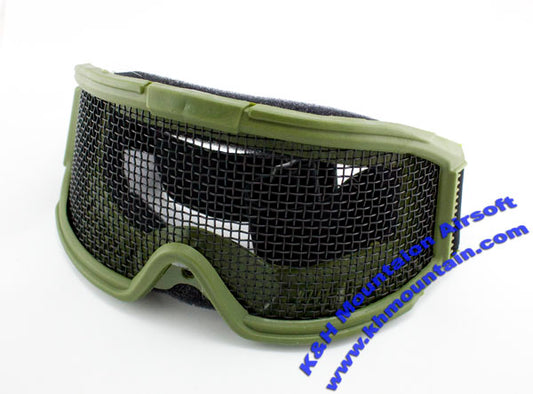 Tactical Goggle with mesh goggle / Green
