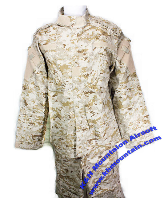 BDU Set with Shirt and Pants / Digital TAN