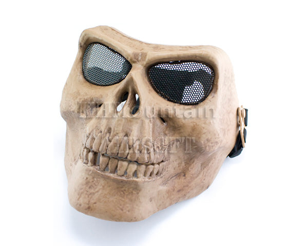 Cacique Plastic Full Face Skull Mask / Skin
