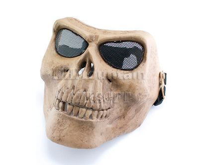 Cacique Plastic Full Face Skull Mask / Skin