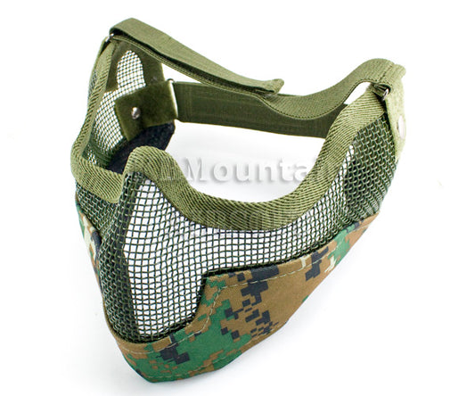 V2 Strike Steel Lower Face Mesh Mask /w Ear Cover / DWD