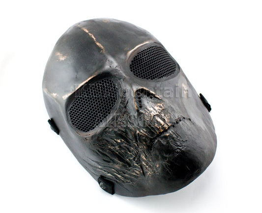 Skull Style Army of Two Mask with Mesh Goggles / Copper Black