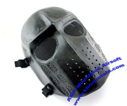 Full Face Army Mask with mesh goggles / Black