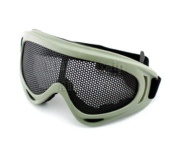 NV Style Military Glasses with Mesh / Green