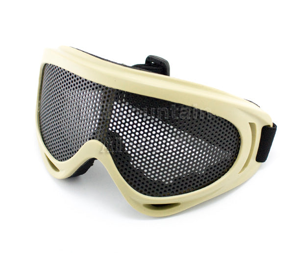 NV Style Military Glasses with Mesh / TAN