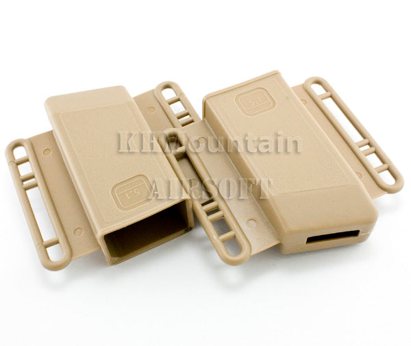 Plastic Magazine Pouch for Hi-Cap 5.1 / TAN (a pair)