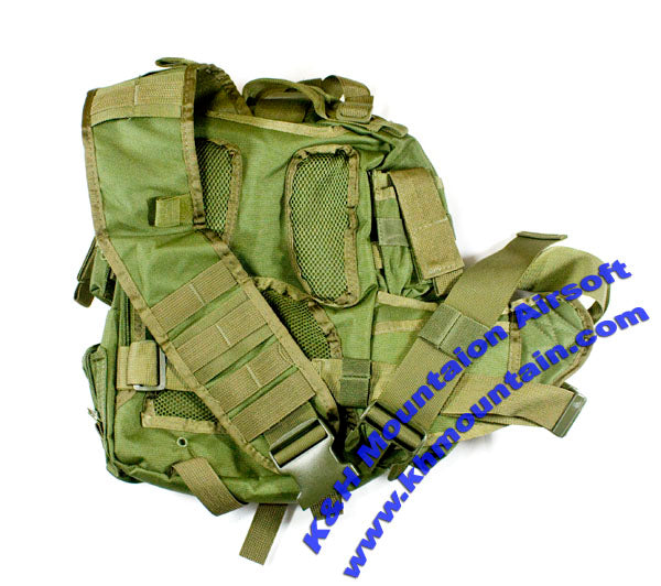 Tactical Shoulder Utility Molle Back Pack / Green
