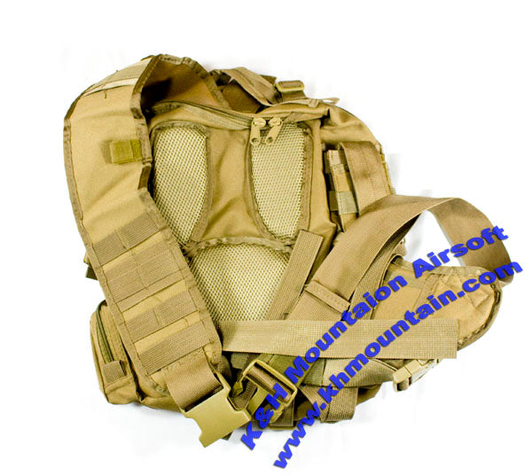 Tactical Shoulder Utility Molle Back Pack / TAN