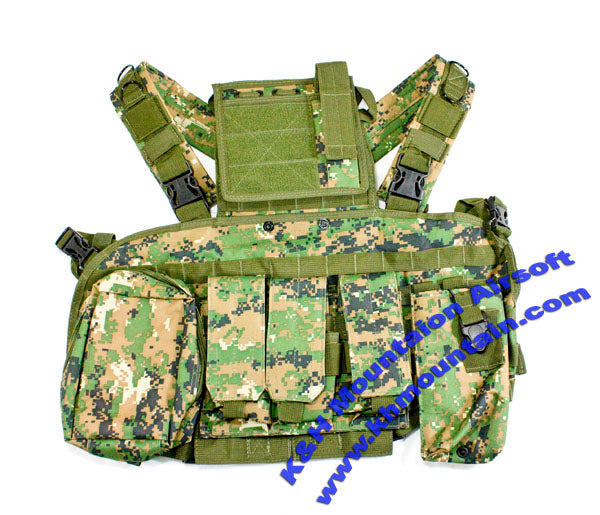 Dwd Rkt Tactical Light Weight Front Chest Vest / DWD – KHMountain Airsoft