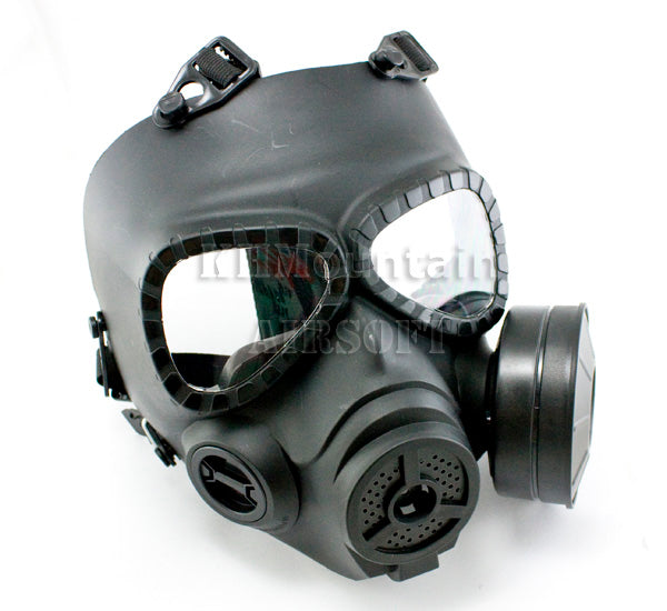 Full Face Protector Gas Mask with Fan Ventilation System / BK