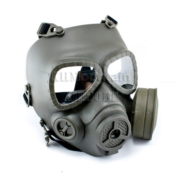 Full Face Protector Gas Mask with Fan Ventilation System / OD