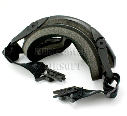 Tactical Goggles with Spare Len for Helmet / Black