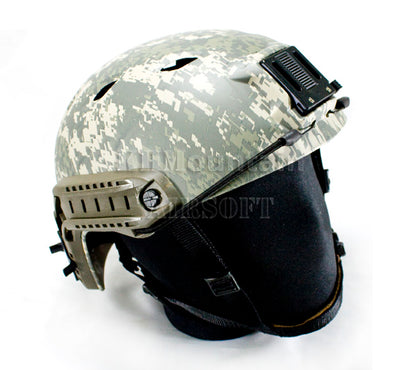 Hard Plastic Helmet with NVG Mount Two Side Rail / ACU