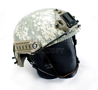 V2 Hard Plastic Helmet with NVG Mount Two Side Rail / ACU