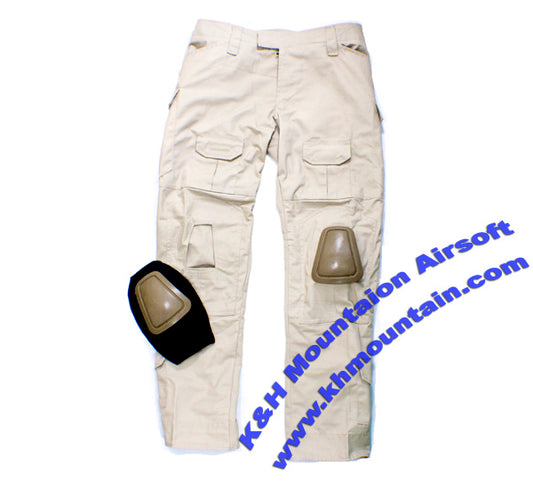 Tactical Pants with Knee Protection Pads / TAN