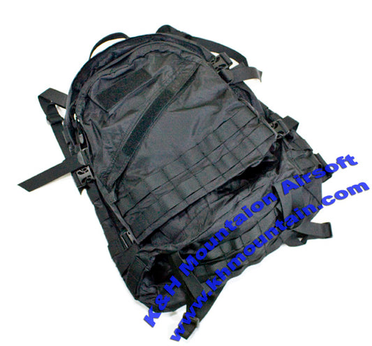 Tactical Light Weight Fabric U3D Back Pack / Black