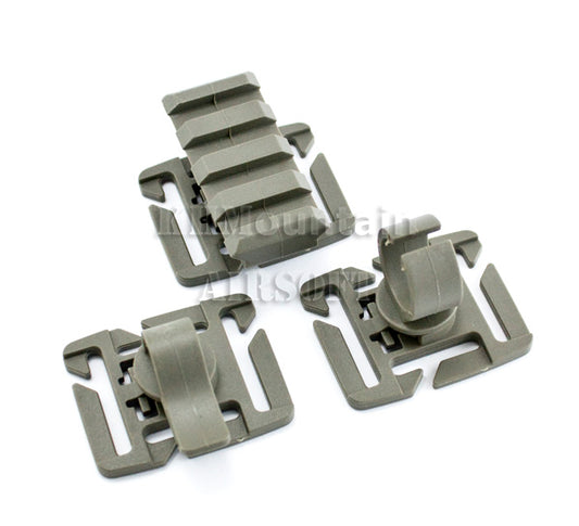 Plastic 25mm Webbing Mount (3 Type) / FG