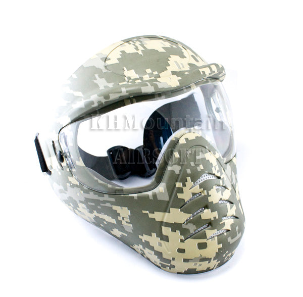 Heavy Duty Full Face Mask with Anti-Fog Lens / ACU