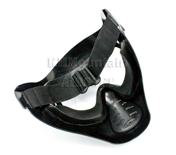 Heavy Duty Full Face Mask with Anti-Fog Lens / Woodland