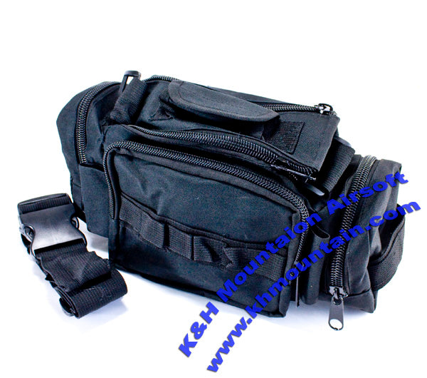 New Tactical 3-Way Waist / Shoulder Utility Pouch Bag / BK