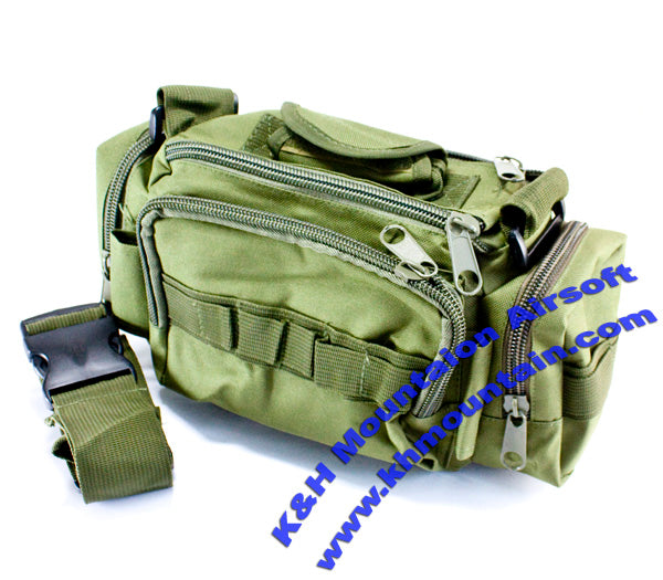 New Tactical 3-Way Waist / Shoulder Utility Pouch Bag / GN