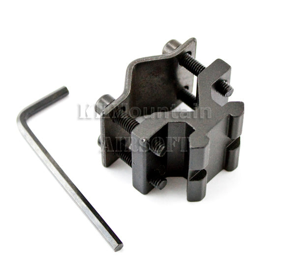 2.5 cm Length Universal Single Rail Barrel Mount