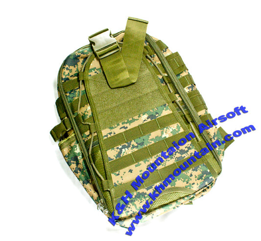 Tactical Patrol Shoulder Utility Molle Back Pack / Digital Wood