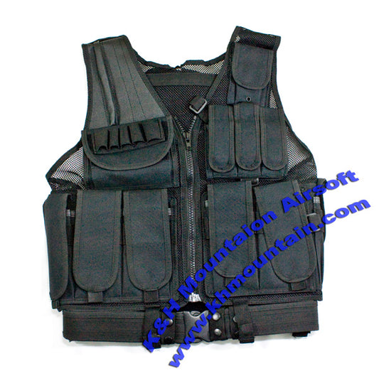 Tactical Molle Assault Vest / V045 / Black