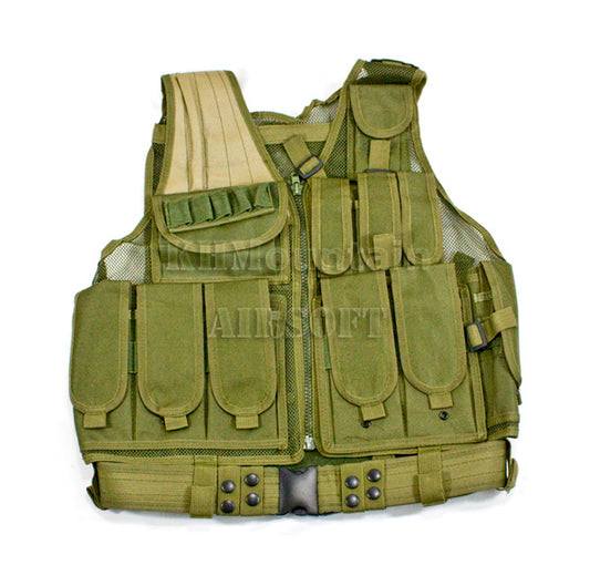 Tactical Molle Assault Vest / V045 / Green