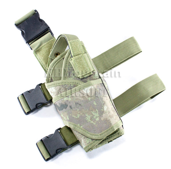 Military / Army Dropleg Pistol Holster / A-TACS (B)