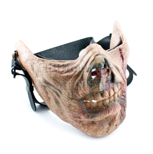 Skull Style Lower Face Plastic Mask (M05) / A- TACS Woodland