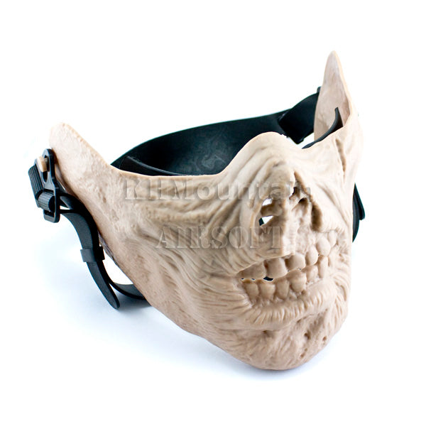 Skull Style Lower Face Plastic Mask (M05) / Skin