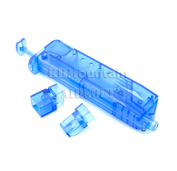 Pistol Magazine Shape Plastic 6mm BB Loader / Blue