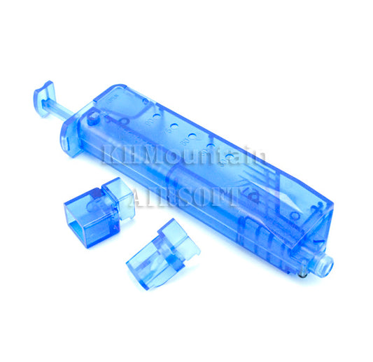 ピストルマガジン形状プラスチック 6mm BB ローダー / ブルー