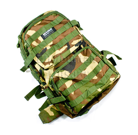 BlackHawk Style Versatile Molle Back Pack / Woodland