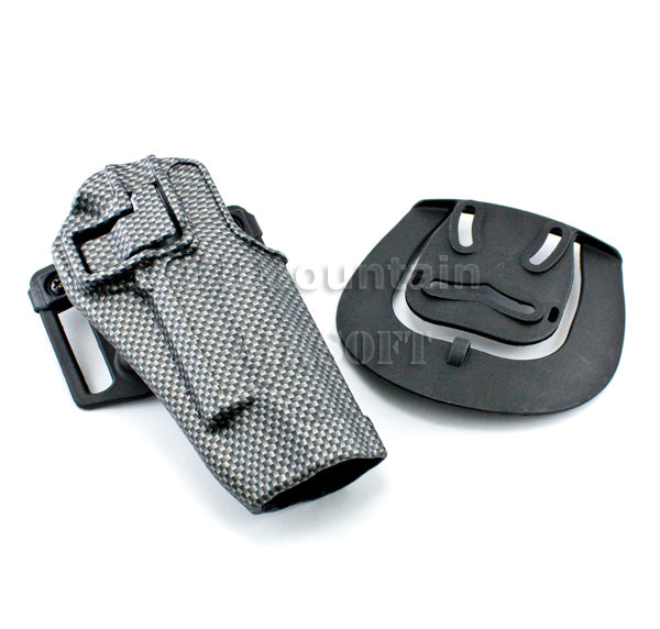 CQC Carbon Fiber Style Plastic Holster for M1911