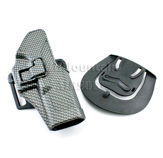 CQC Carbon Fiber Style Plastic Holster for Glock 17/22