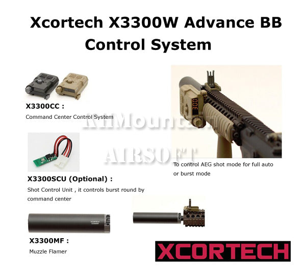Xcortech X3300W アドバンスト BB コントロール システムシューティングクロノスコープ/B