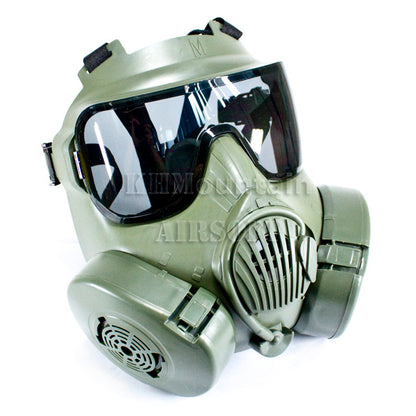 Full Face Protector M50 Dual Anti-Fog Fan Ventilation Mask / FG