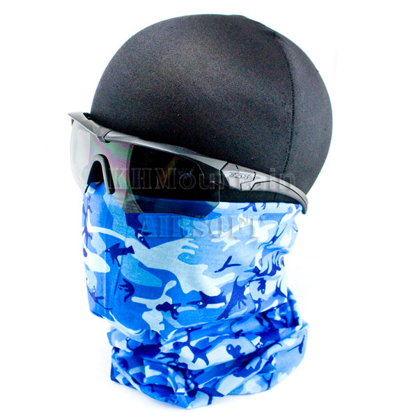Cacique Tactical Half Face Mask / Blue