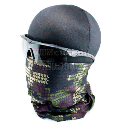 Cacique Tactical Half Face Mask / Digital Woodland (B)