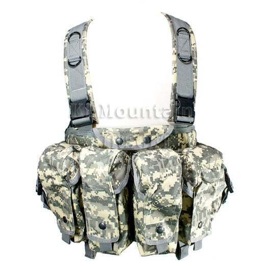 Tactical AK Front Chest Pouches Vest / ACU
