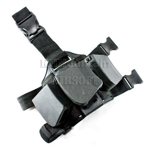 CQC Style Plastic Dropleg Carrier for AK Short Magazines