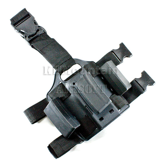 CQC Style Plastic Dropleg Carrier for MP5 Magazines
