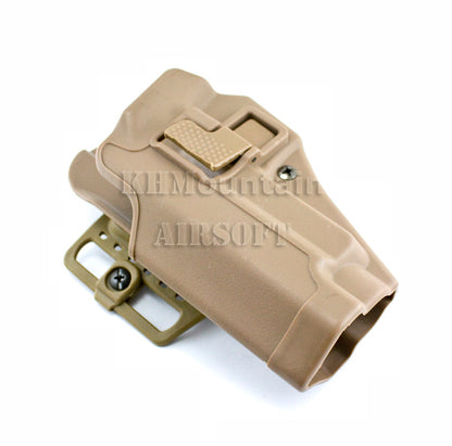 CQC Style Holster /w Belt Loop & Paddle for P226 (Left Hand) /DE