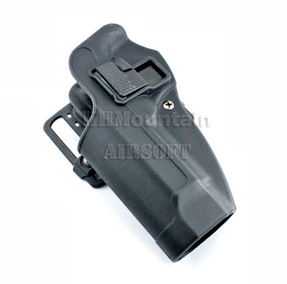 CQC Style Holster /w Belt Loop & Paddle for M92 (Left Hand) / BK